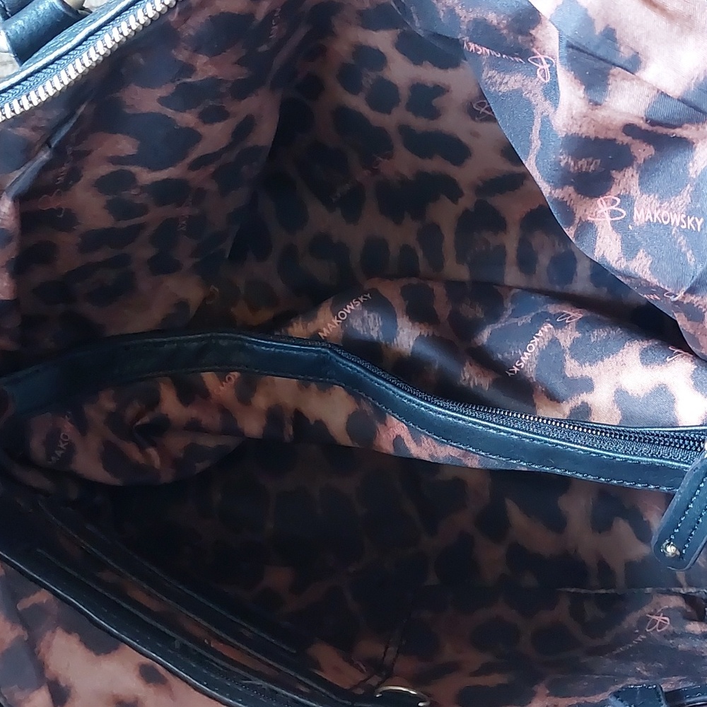 B. Makowsky Leather Bag - Picture 9 of 13